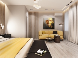 Дизайн 4-х комнатной квартиры в стиле лофт