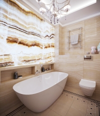 Дизайн 4-х комнатной квартиры в ЖК "Белый Ангел" в классическом стиле