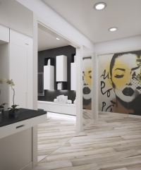 Дизайн 3-х комнатной квартиры в стиле минимализм