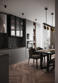Дизайн 2-х комнатной квартиры в стиле минимализм, ЖК "Тихий Дон"