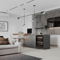 Дизайн-проект 3-х комнатной квартиры в стиле минимализм в ЖК "Бристоль"